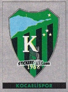 Cromo Badge - Türkiye 1. Futbol Ligi 1996-1997 n. 161 - Panini
