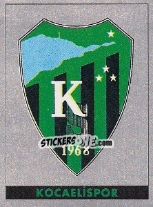 Sticker Badge - Türkiye 1. Futbol Ligi 1996-1997 - Panini