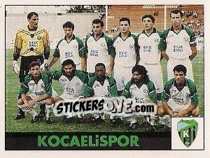 Sticker Team - Türkiye 1. Futbol Ligi 1996-1997 - Panini