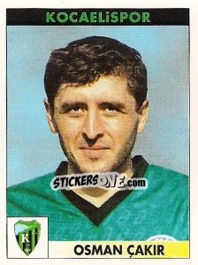 Cromo Osman Çakir - Türkiye 1. Futbol Ligi 1996-1997 n. 165 - Panini