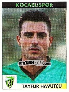 Sticker Tayfur Havutçu - Türkiye 1. Futbol Ligi 1996-1997 - Panini