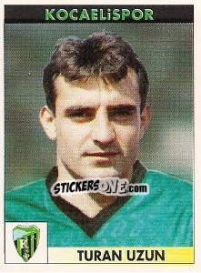 Cromo Turan Uzun - Türkiye 1. Futbol Ligi 1996-1997 - Panini