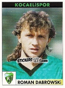 Sticker Roman Dabrowski - Türkiye 1. Futbol Ligi 1996-1997 - Panini