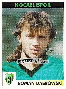 Cromo Roman Dabrowski - Türkiye 1. Futbol Ligi 1996-1997 - Panini