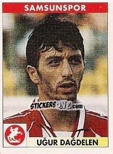 Sticker Uğur Dağdelen - Türkiye 1. Futbol Ligi 1996-1997 - Panini