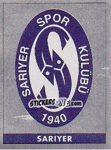 Cromo Badge - Türkiye 1. Futbol Ligi 1996-1997 n. 187 - Panini