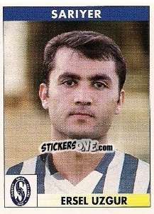 Figurina Ersel Uzgur - Türkiye 1. Futbol Ligi 1996-1997 - Panini