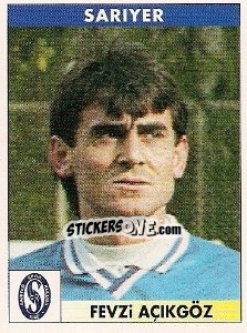 Sticker Fevzi Açikgöz - Türkiye 1. Futbol Ligi 1996-1997 - Panini
