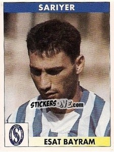 Sticker Esat Bayram - Türkiye 1. Futbol Ligi 1996-1997 - Panini