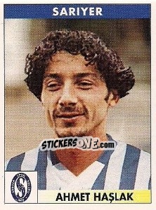 Figurina Ahmet Haşlak - Türkiye 1. Futbol Ligi 1996-1997 - Panini