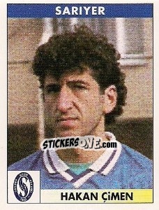 Sticker Hakan Çimen - Türkiye 1. Futbol Ligi 1996-1997 - Panini