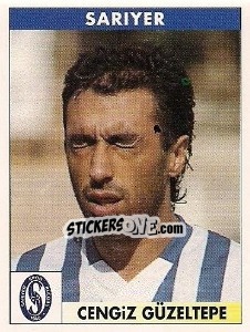 Sticker Cengiz Güzeltepe - Türkiye 1. Futbol Ligi 1996-1997 - Panini