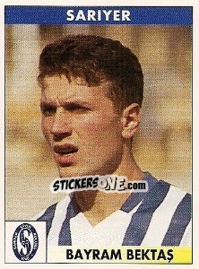 Sticker Bayram Bektaş - Türkiye 1. Futbol Ligi 1996-1997 - Panini