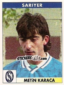 Sticker Metin Karaca - Türkiye 1. Futbol Ligi 1996-1997 - Panini