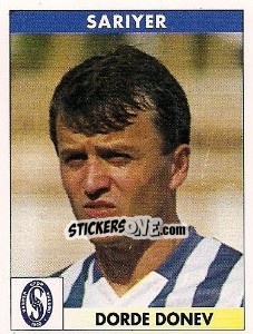 Cromo Dorde Donev - Türkiye 1. Futbol Ligi 1996-1997 - Panini