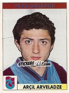 Sticker Arçil Arveladze - Türkiye 1. Futbol Ligi 1996-1997 n. 208 - Panini
