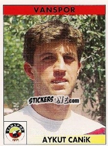 Figurina Aykut Canik - Türkiye 1. Futbol Ligi 1996-1997 - Panini