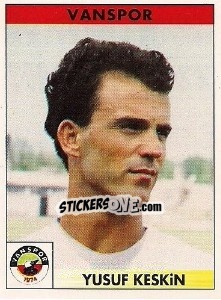 Sticker Yusuf Keskin - Türkiye 1. Futbol Ligi 1996-1997 - Panini