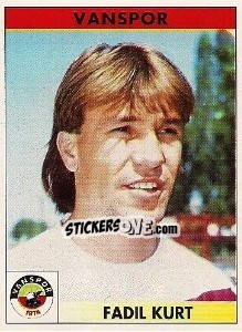 Sticker Fadil Kurt - Türkiye 1. Futbol Ligi 1996-1997 - Panini