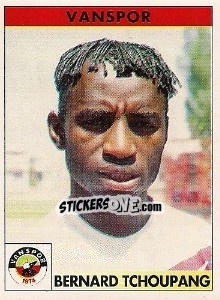 Cromo Bernard Tchoupang - Türkiye 1. Futbol Ligi 1996-1997 - Panini