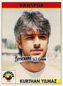 Cromo Kurthan Yilmaz - Türkiye 1. Futbol Ligi 1996-1997 - Panini