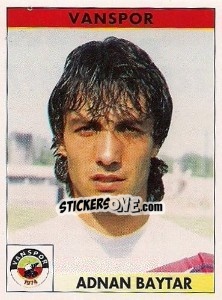Sticker Adnan Baytar - Türkiye 1. Futbol Ligi 1996-1997 - Panini