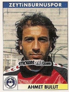 Cromo Ahmet Bulut - Türkiye 1. Futbol Ligi 1996-1997 - Panini