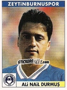 Sticker Ali Nail Durmuş - Türkiye 1. Futbol Ligi 1996-1997 - Panini