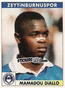 Figurina Mamadou Diallo - Türkiye 1. Futbol Ligi 1996-1997 - Panini