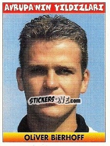 Sticker Oliver Bierhoff (Germany) - Türkiye 1. Futbol Ligi 1996-1997 - Panini