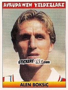 Sticker Alen Boksic (Croatia) - Türkiye 1. Futbol Ligi 1996-1997 - Panini