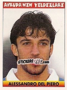 Sticker Alessandro del Piero (Italy) - Türkiye 1. Futbol Ligi 1996-1997 n. 248 - Panini