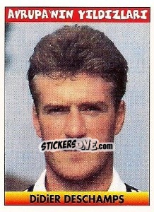Sticker Didier Deschamps (France) - Türkiye 1. Futbol Ligi 1996-1997 - Panini