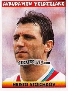 Sticker Hristo Stoichkov (Bulgaria) - Türkiye 1. Futbol Ligi 1996-1997 - Panini