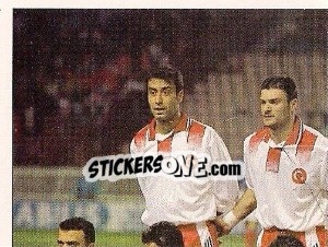 Cromo Turkey National Team (Puzzel 1) - Türkiye 1. Futbol Ligi 1996-1997 - Panini