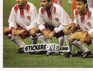 Figurina Turkey National Team (Puzzel 3) - Türkiye 1. Futbol Ligi 1996-1997 - Panini