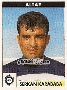 Cromo Serkan Karababa - Türkiye 1. Futbol Ligi 1996-1997 - Panini