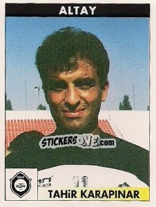 Figurina Tahir Karapinar - Türkiye 1. Futbol Ligi 1996-1997 - Panini