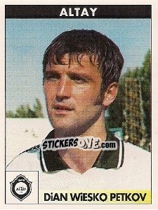 Cromo Dian Wiesko Petkov - Türkiye 1. Futbol Ligi 1996-1997 n. 16 - Panini