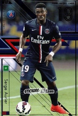 Sticker Serge Aurier - Football League 2015. PFL09 n. 68 - Panini
