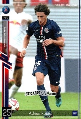 Sticker Adrien Rabiot - Football League 2015. PFL09 n. 72 - Panini