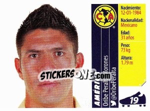 Sticker Oribe Peralta - Liga BBVA Bancomer Apertura 2015 n. 19 - Panini