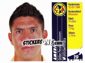 Cromo Oribe Peralta - Liga BBVA Bancomer Apertura 2015 - Panini