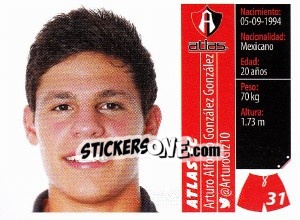 Sticker Arturo Alfonso González González