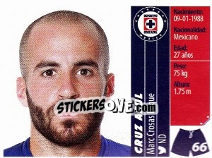 Sticker Marc Crosas - Liga BBVA Bancomer Apertura 2015 n. 66 - Panini
