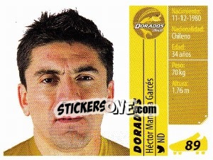 Sticker Héctor Mancilla Garcés - Liga BBVA Bancomer Apertura 2015 - Panini