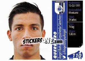 Sticker Ángel Baltazar Sepúlveda Sánchez - Liga BBVA Bancomer Apertura 2015 n. 110 - Panini