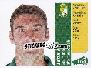 Sticker Mauro Boselli - Liga BBVA Bancomer Apertura 2015 n. 164 - Panini