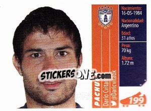 Sticker Darío Cvitanich - Liga BBVA Bancomer Apertura 2015 n. 199 - Panini