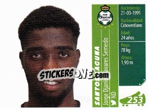 Sticker Jorge Djaniny Tavares Semedo - Liga BBVA Bancomer Apertura 2015 n. 253 - Panini